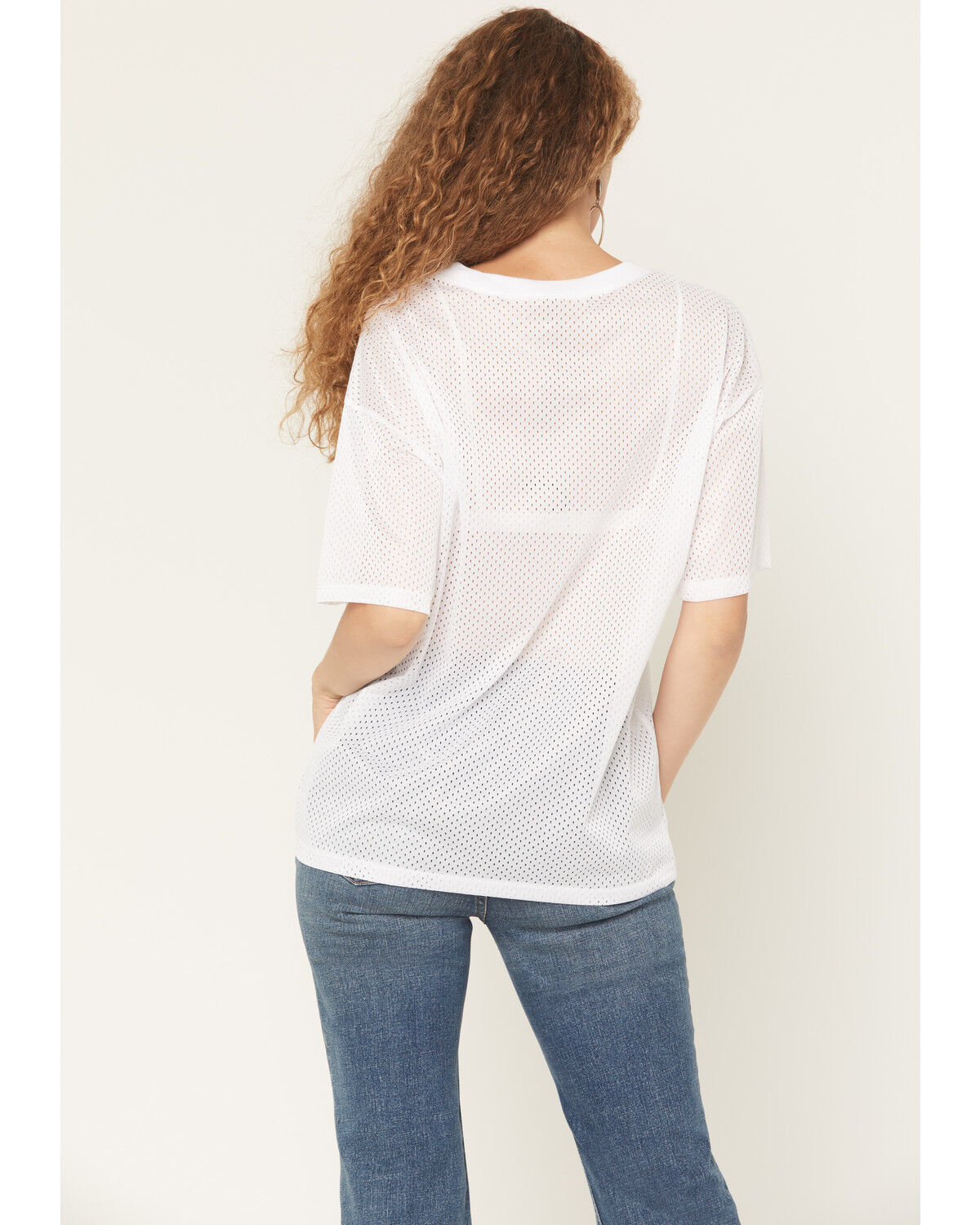 Image #4 - Youth in Revolt Women's Game Day Short Sleeve Graphic Jersey Shirt, White, hi-res