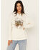 Image #1 - Cleo + Wolf Women's Graphic Henley Pullover, Cream, hi-res