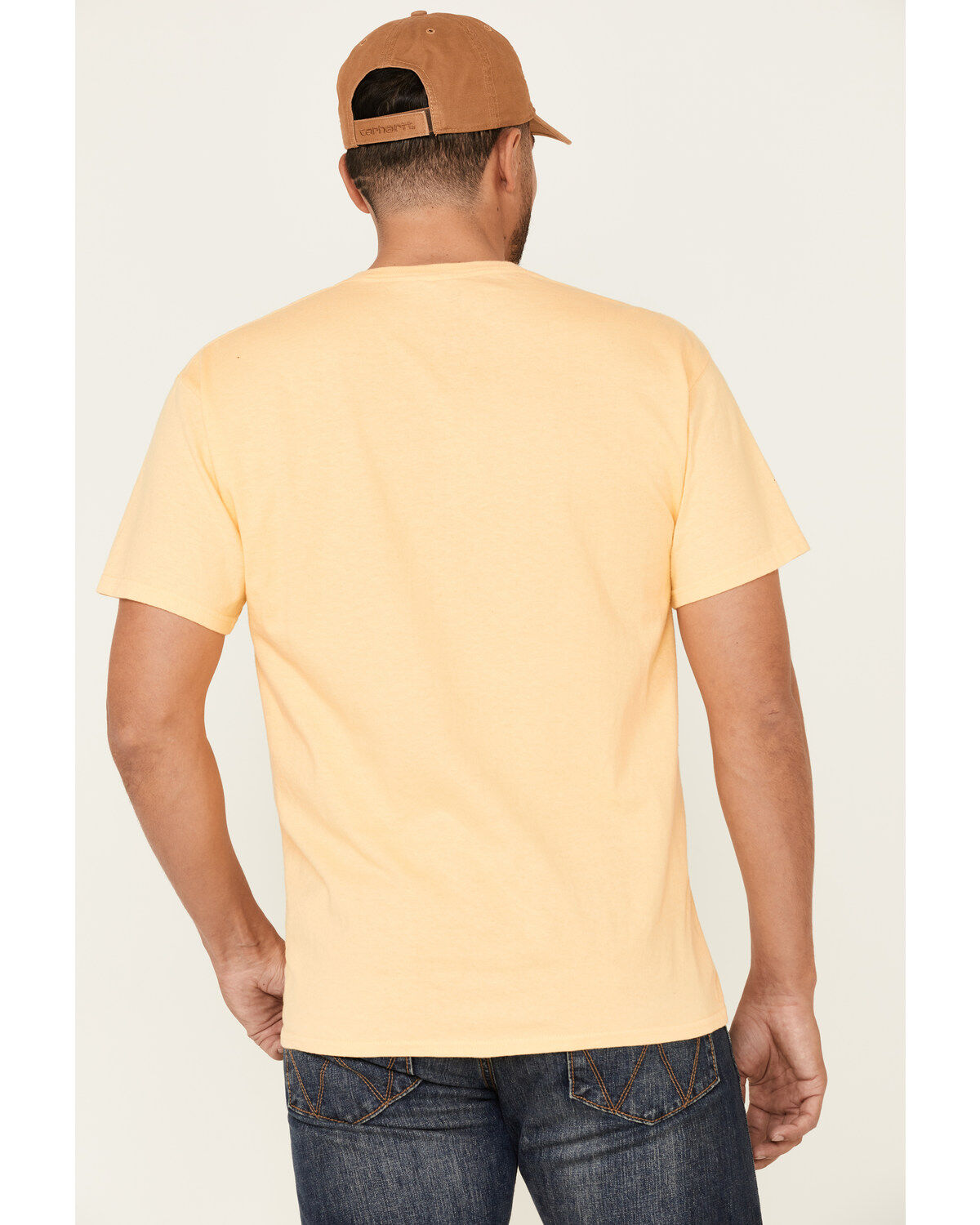 Image #2 - Junk Food Clothing Men's Journey Logo Graphic T-Shirt, Yellow, hi-res