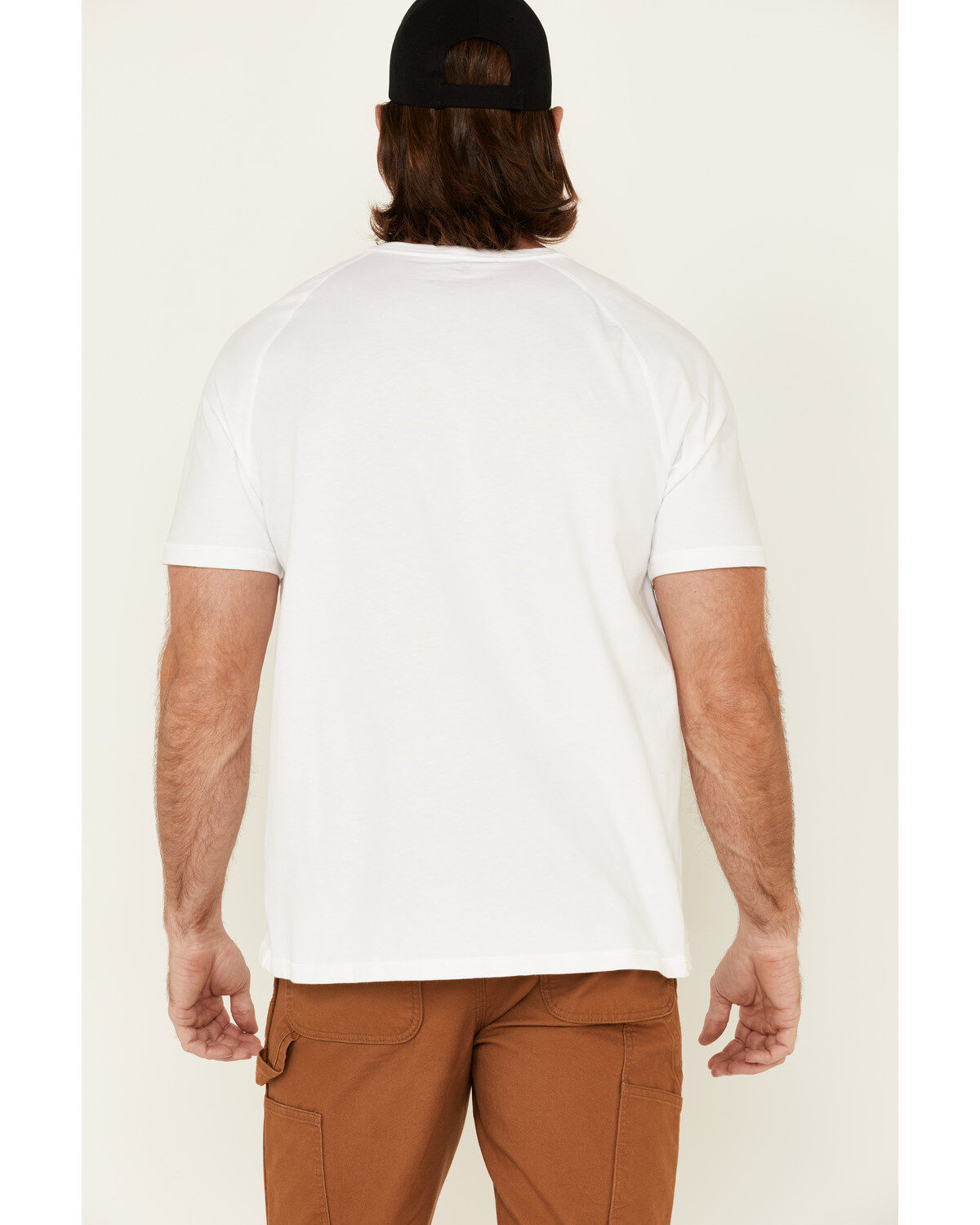Image #5 - Carhartt Men's White Force Cotton Short Sleeve Work T-Shirt, , hi-res