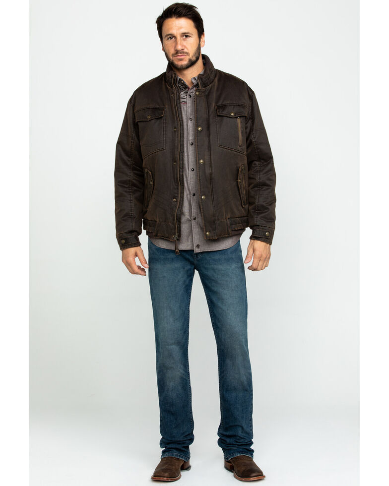 Cripple Creek Men S Enzyme Washed Storm Flap Western Jacket Boot