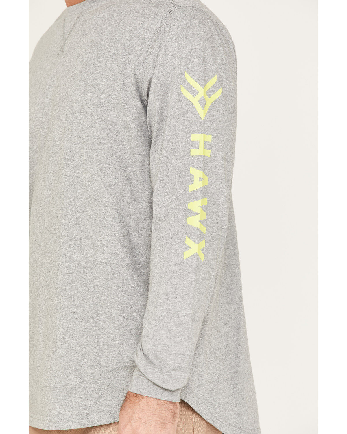 Image #3 - Hawx Men's Solid Logo Graphic Work T-Shirt, Medium Grey, hi-res