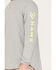 Image #3 - Hawx Men's Solid Logo Graphic Work T-Shirt, Medium Grey, hi-res