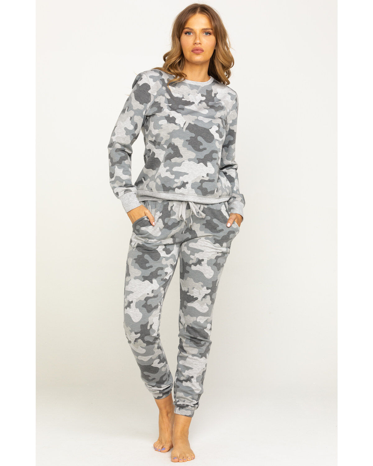 grey camo hoodie womens