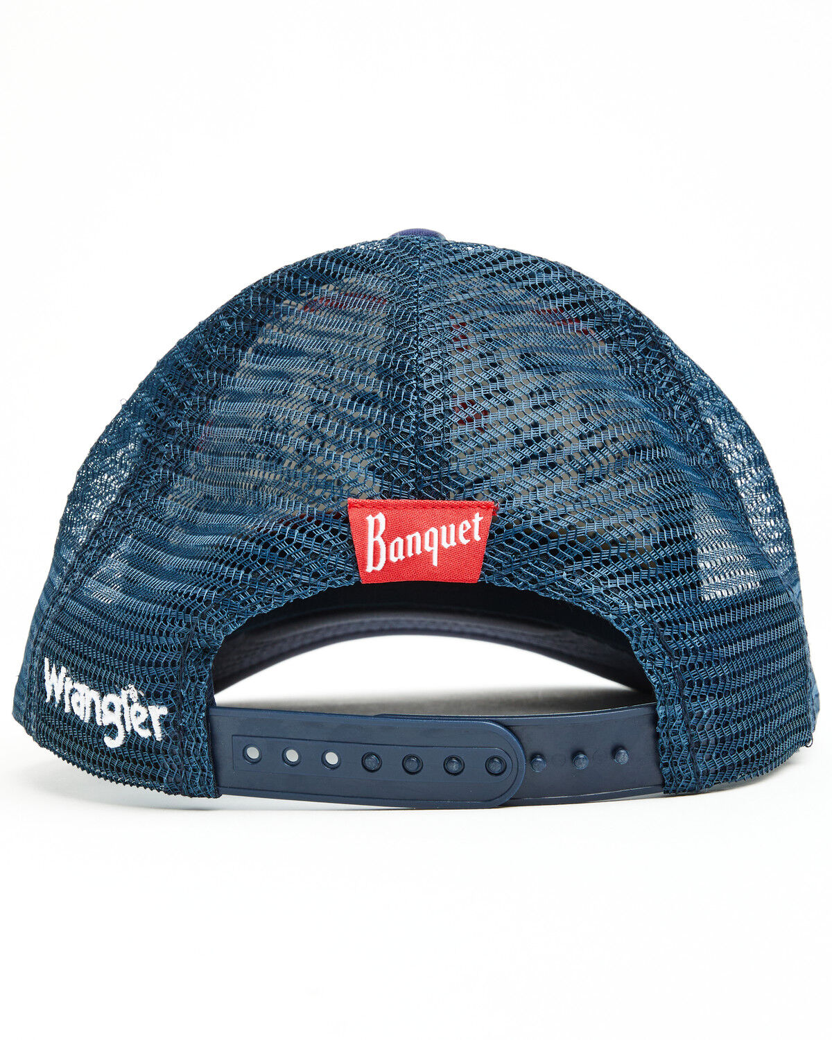 Image #3 - Wrangler X Coors Banquet Foam Trucker Ball Cap, Navy, hi-res