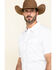 Gibson Men's Solid Short Sleeve Snap Western Shirt - Big, White, hi-res