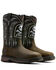 Image #4 - Ariat Men's WorkHog® XT Bolt Skull Waterproof Work Boots - Carbon Toe, Brown, hi-res