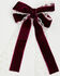 Image #2 - Shyanne Women's Velvet Lace Boot Bow, Burgundy, hi-res