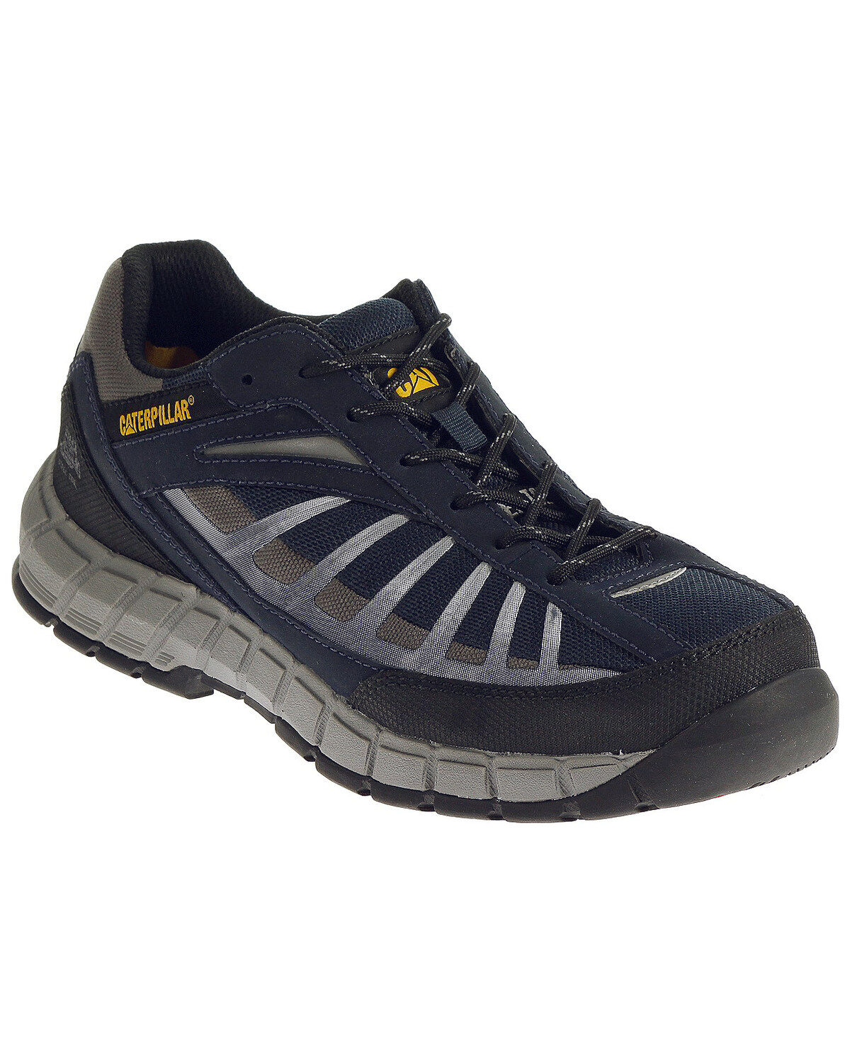 Image #1 - CAT Men's Infrastructure Steel Toe Work Shoes, , hi-res