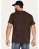 Brothers & Sons Men's Basic Pocket T-Shirt , Dark Brown, hi-res