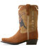 Image #2 - Ariat X Rodeo Quincy Girls' American Cowboy Futurity Western Boots - Broad Square Toe, Brown, hi-res