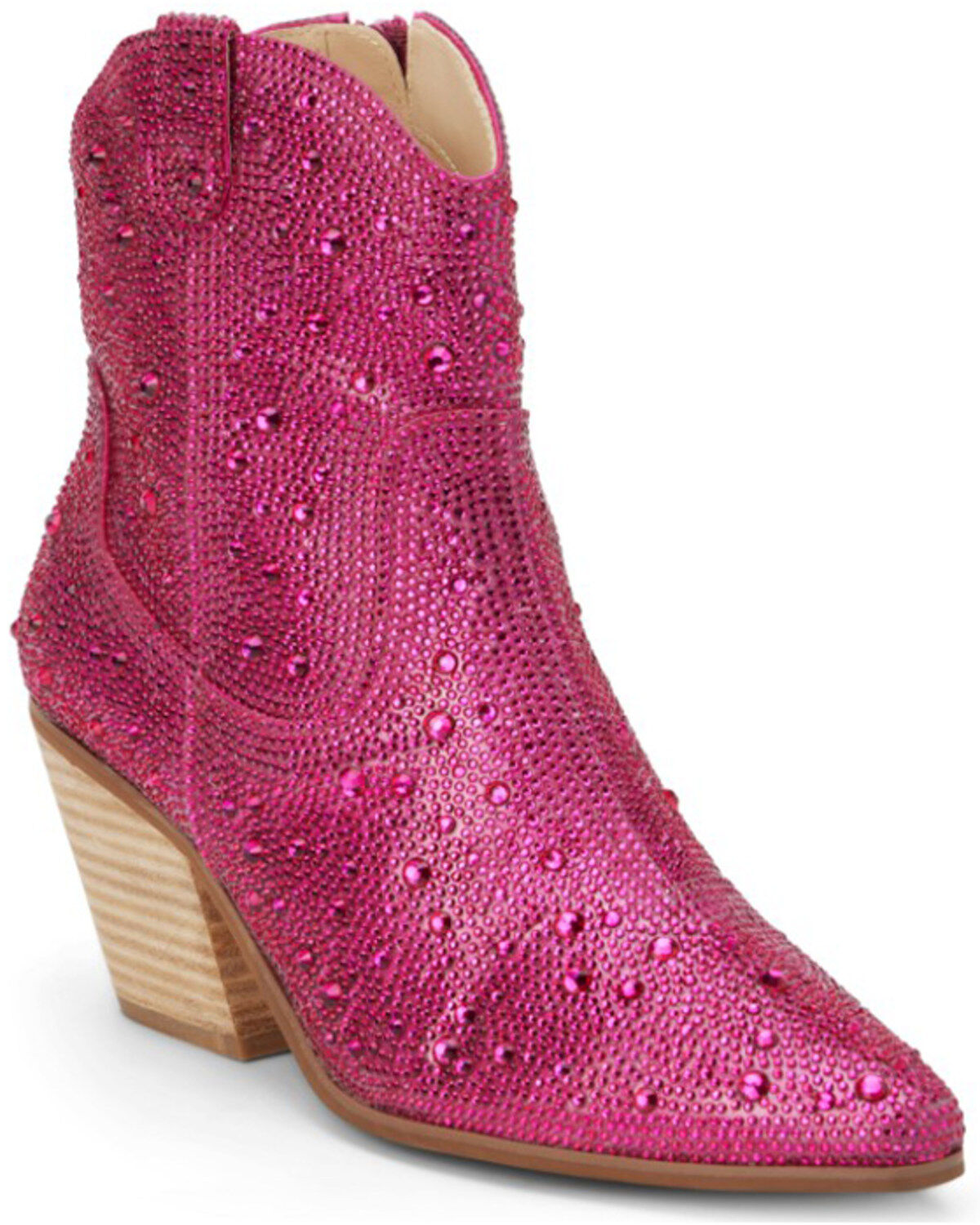 Image #1 - Matisse Women's Harlow Western Fashion Booties - Snip Toe, Hot Pink, hi-res