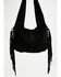 Image #2 - Idyllwind Women's Lorna Boot Stitch Suede Shoulder Bag, Black, hi-res