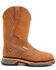 Hawx Men's Radian Waterproof Western Work Boots - Composite Toe, Brown, hi-res