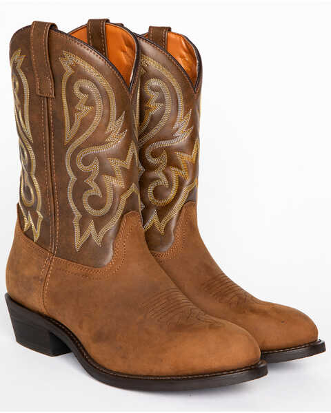 Image #1 - Cody James Men's Embroidered Western Boots - Round Toe, , hi-res