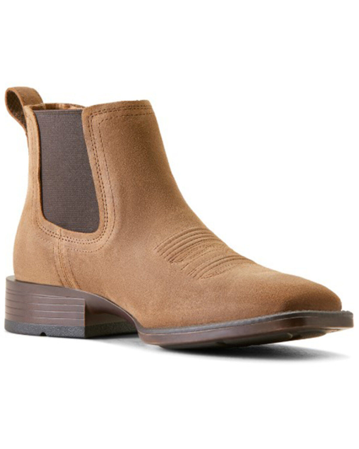Image #1 - Ariat Men's Booker Ultra Western Boots - Broad Square Toe, Brown, hi-res