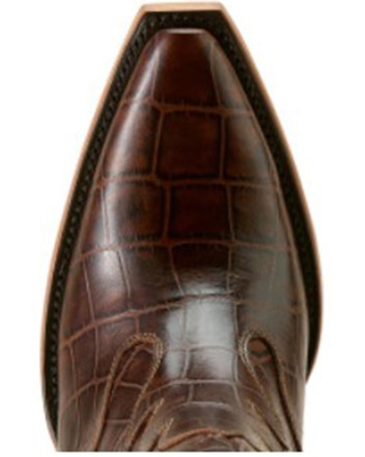 Image #5 - Ariat Women's Casanova Crocodile Print Western Boots - Snip Toe, Brown, hi-res