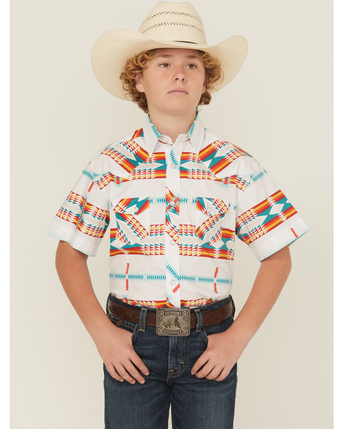 Memoo★FISH&KIDS COWBOY SHIRT 【 2-3y 】 Memoo☆FISH&KIDS COWBOY SHIRT 【 2-3y 】 Boy's Cowboy Cut