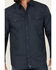 Image #3 - Moonshine Spirit Men's Townie Wallpaper Geo Print Long Sleeve Snap Western Shirt, Navy, hi-res
