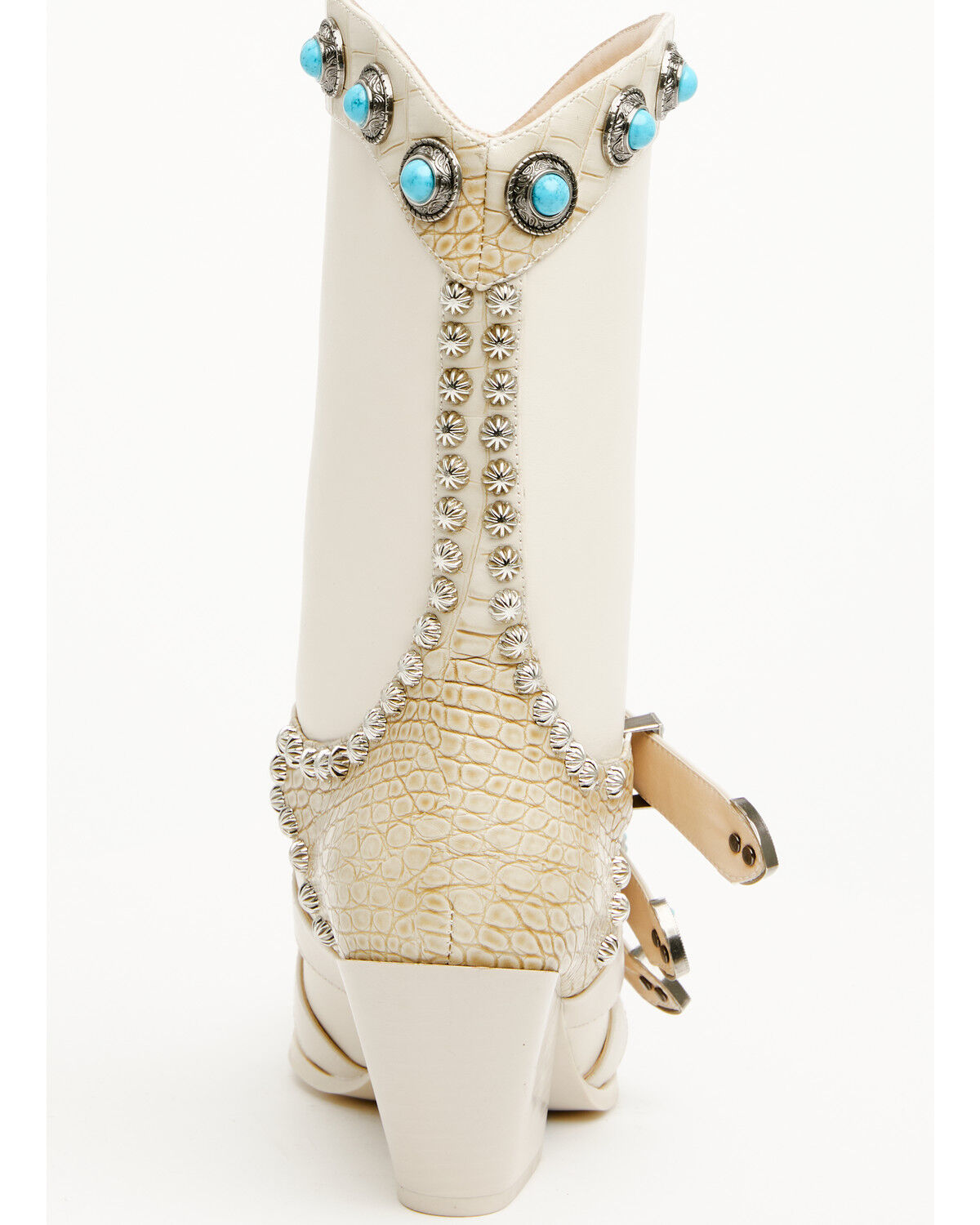 Image #5 - Azalea Wang Women's Balmoral Western Boots - Snip Toe, Ivory, hi-res