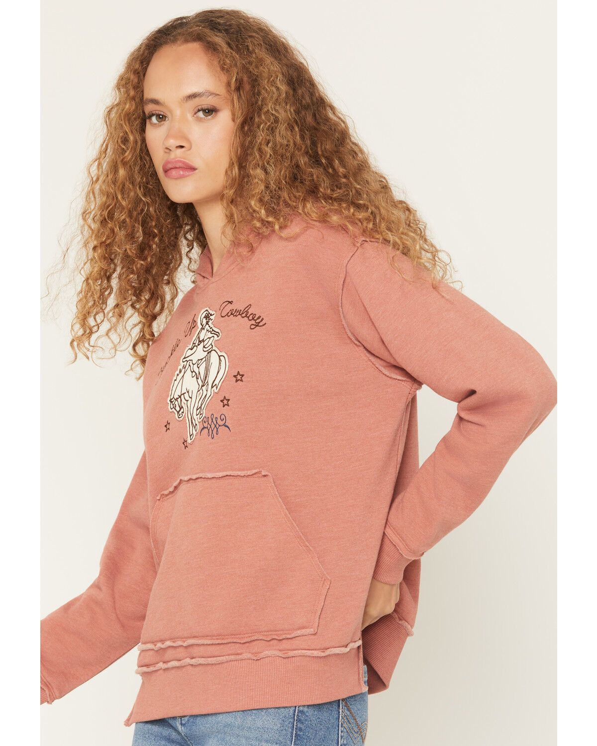Image #2 - Idyllwind Women's Buckle Up Cowboy Hoodie, Sienna, hi-res