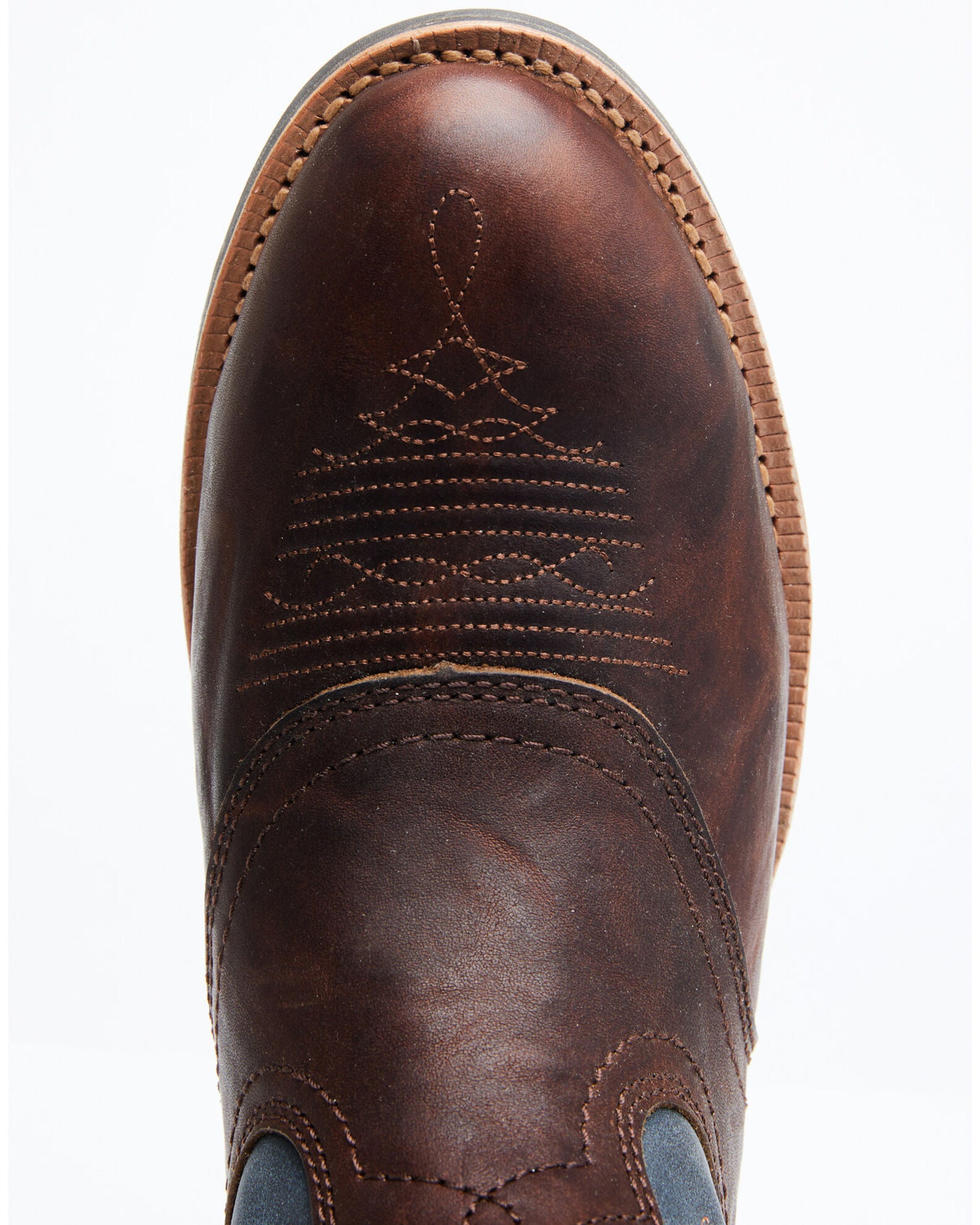 Rank 45 Men's Durance Brass Performance Western Boots Round Toe