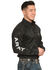 Image #2 - Ariat Men's Long Sleeve Logo Long Sleeve Western Shirt, Black, hi-res