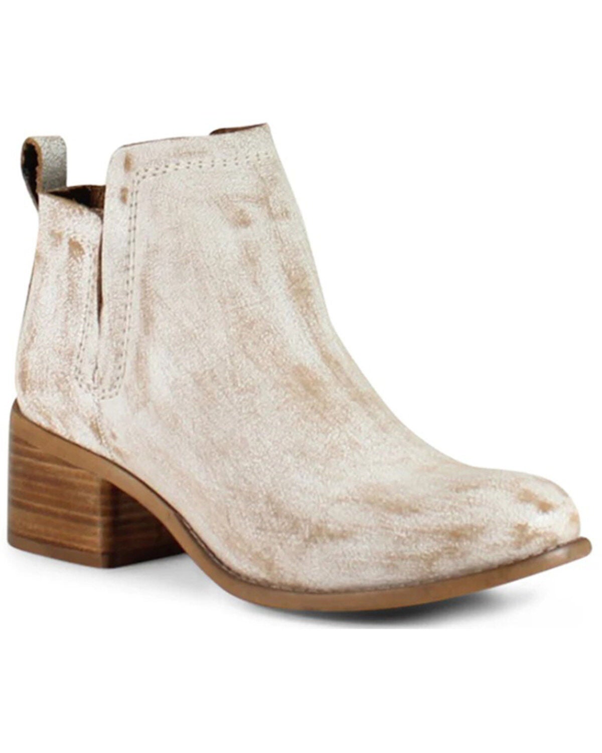 Diba True Women's Win Doe Booties - Round Toe, Charcoal, hi-res