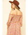 Image #5 - Molly Bracken Women's Pink Print Smock Midi Dress, , hi-res