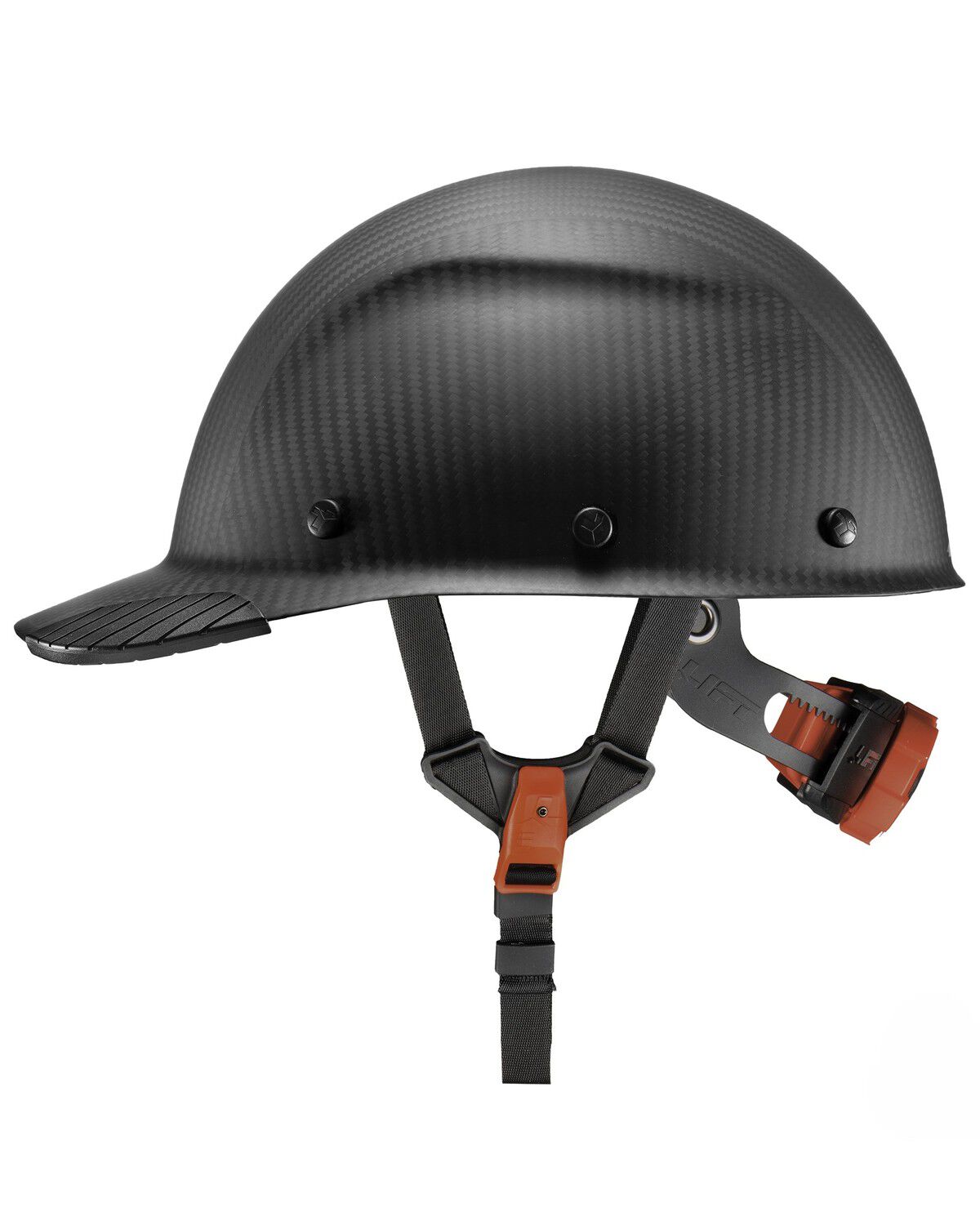Image #3 - Lift Safety DAX Cap Style Carbon Matte Hard Hat, Charcoal, hi-res