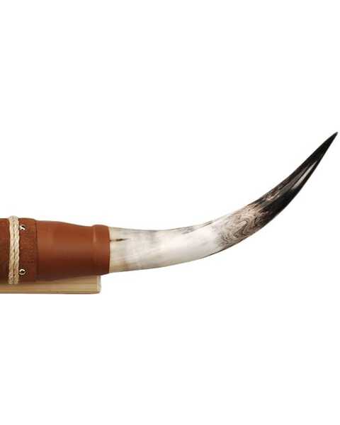 Image #2 - Shawnee trading Post Authentic Medium Steer Horns, Tan, hi-res