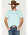 Image #2 - Cinch Men's America's Finest Farmers Short Sleeve Graphic T-Shirt, Blue, hi-res
