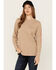Image #1 - Ariat Women's Rebar Workman Logo Long Sleeve Work T-Shirt, Beige, hi-res
