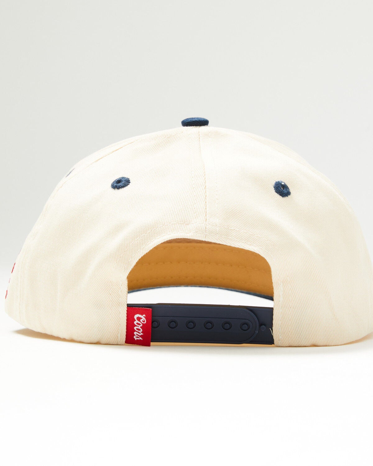 Image #4 - Seager X Coors Banquet Men's Protect Our Protectors Ball Cap, Cream/blue, hi-res