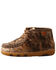 Image #3 - Twisted X Infant Girls' Brindle Chukka Driving Mocs, Black/white, hi-res