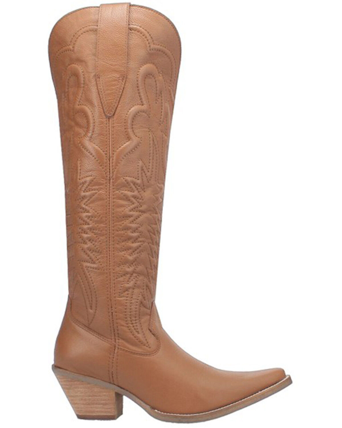 Image #2 - Dingo Women's Raisin Kane Tall Western Boots - Snip Toe, Brown, hi-res