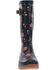 Image #4 - Western Chief Women's Country Bloom Tall Rain Boots - Round Toe, Navy, hi-res