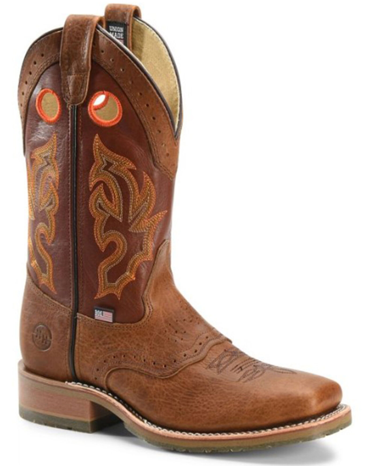 Double h top buckaroo cowboy boots