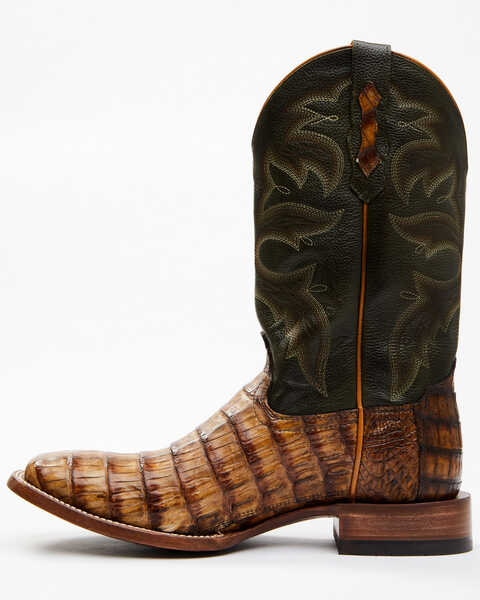 Image #3 - Cody James Men's Brown Exotic Caiman Tail Skin Western Boots - Broad Square Toe, Brown, hi-res