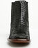 Image #4 - Cody James Men's Hash Exotic Python Western Ankle Boots - Broad Square Toe, Black, hi-res
