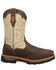 Dan Post Men's Storm Tide Waterproof Work Boots - Broad Square Toe , Ivory, hi-res