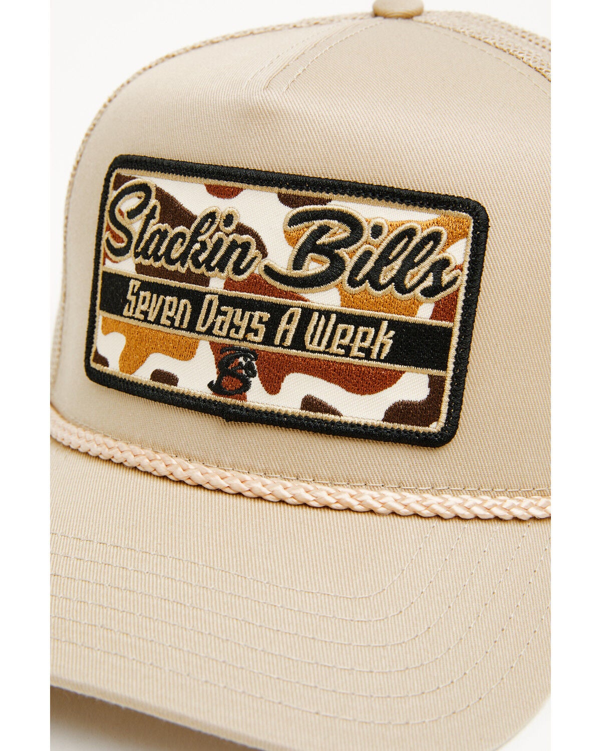 Image #2 - Stackin Bills Men's Stump Ball Cap, Tan, hi-res
