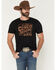 Image #1 - Cinch Men's Boot Barn Exclusive Logo Short Sleeve Graphic T-Shirt, Black, hi-res