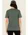 Image #4 - Carhartt Women's Logo Loose Fit Heavyweight Short Sleeve Pocket Tee, Forest Green, hi-res