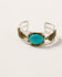 Image #1 - Shyanne Women's Ida Gold Feather Cuff Bracelet, Silver, hi-res
