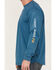 Image #3 - Cody James Men's FR Logo Long Sleeve Work T-Shirt - Tall, Blue, hi-res
