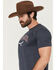 Image #2 - Kimes Ranch Men's University Short Sleeve Graphic T-Shirt, Dark Blue, hi-res