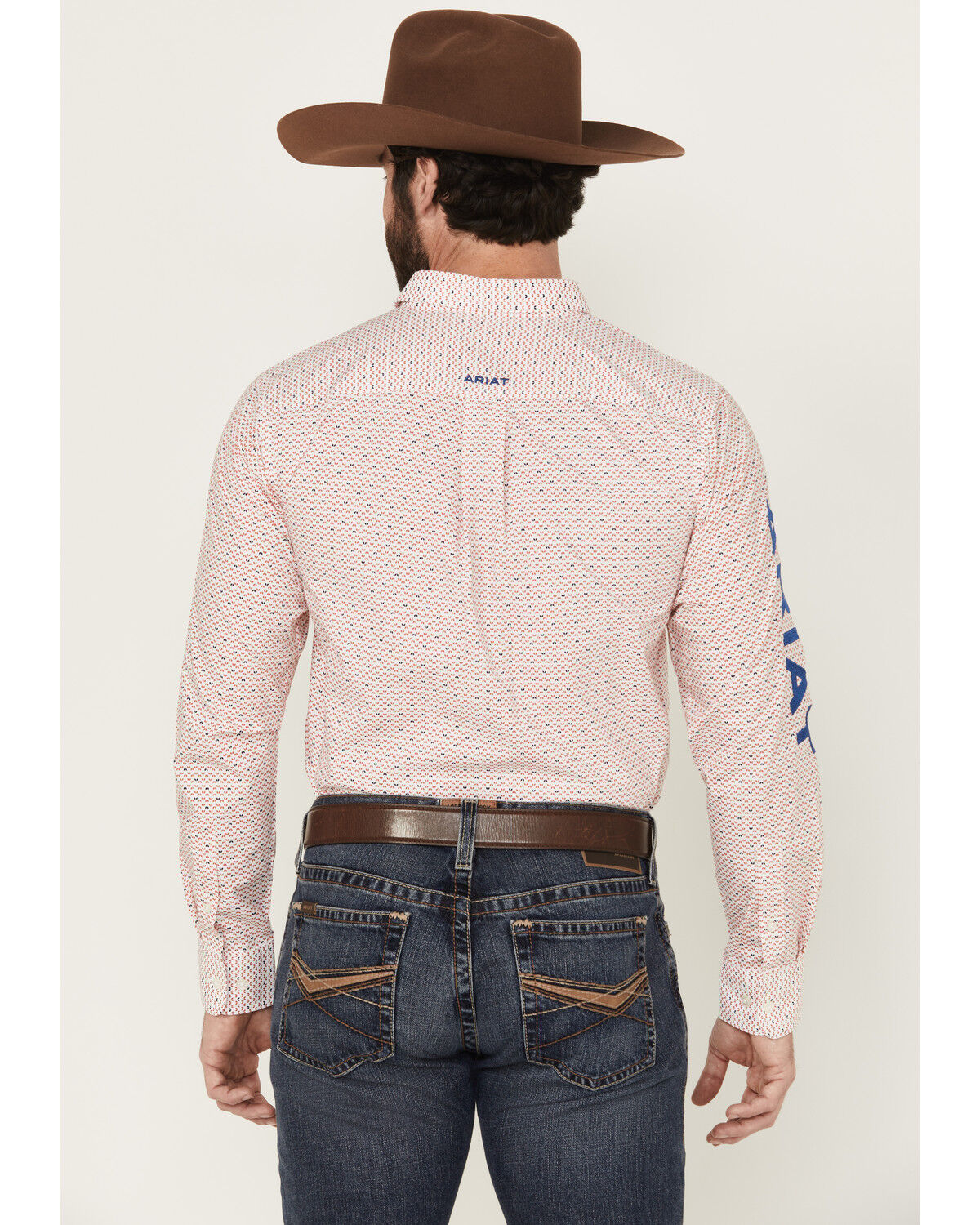 Product Name:  Ariat Men's Team Primo Logo Printed Long Sleeve Button-Down Western Shirt