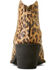 Image #3 - Ariat Women's Layla Distressed Leopard Print Booties - Snip Toe, Brown, hi-res