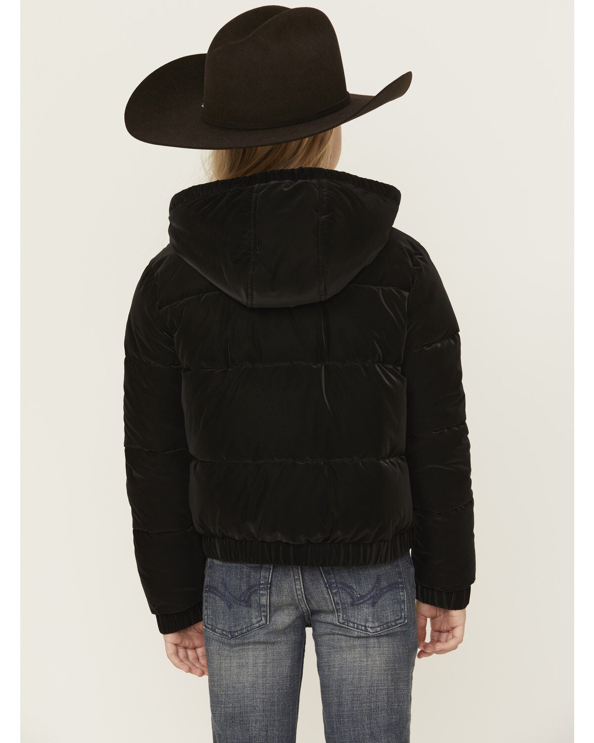 Image #4 - Urban Republic Little Girls' Twill Hooded Puffer Jacket, , hi-res